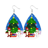 New Trendy Statement Christmas Tree Earrings For Women Santa Claus Snowman Drop Earrings Jewelry Girls Christmas Gifts daiiibabyyy