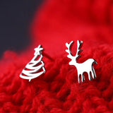 New Trendy Statement Christmas Tree Earrings For Women Santa Claus Snowman Drop Earrings Jewelry Girls Christmas Gifts daiiibabyyy