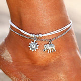 Female summer anklets for women turtles ankle bracelets for girls barefoot leggings gifts