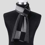 Men's Scarf Knitted Thick Warm Neck Fashion Design Leisure winterScarf Winter CashmereHigh Quality Warm Scarf Scarf daiiibabyyy