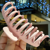 2021 Korean Solid Big Hair Claws Elegant Frosted Acrylic Hair Clips Hairpins Barrette Headwear for Women Girls Hair Accessories daiiibabyyy