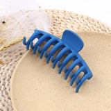 2021 Korean Solid Big Hair Claws Elegant Frosted Acrylic Hair Clips Hairpins Barrette Headwear for Women Girls Hair Accessories daiiibabyyy