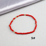 Color Rice Beads Ankle Bracelet Bohemian Mixed Irregular Beads anklets for Women Leg Bracelet Beach seaside Foot Fashion Jewelry daiiibabyyy