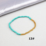 Color Rice Beads Ankle Bracelet Bohemian Mixed Irregular Beads anklets for Women Leg Bracelet Beach seaside Foot Fashion Jewelry daiiibabyyy